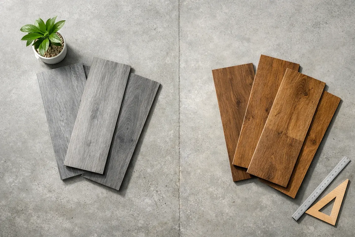 混合乙烯基地板 vs 强化复合地板：哪个更适合你？